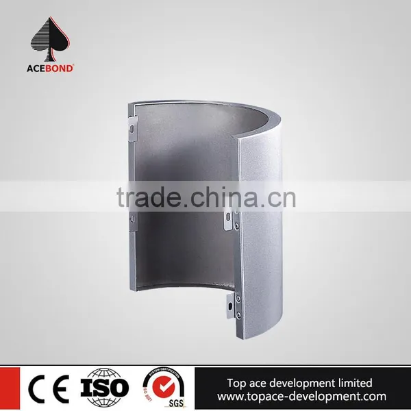 Long Lasting PVDF Spray Coating Aluminium Wall Cladding Panels Apply to Gym photo-3