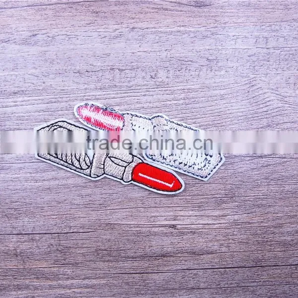 Wholesale Custom Embroidery Lace Heart Cute Patches photo-4