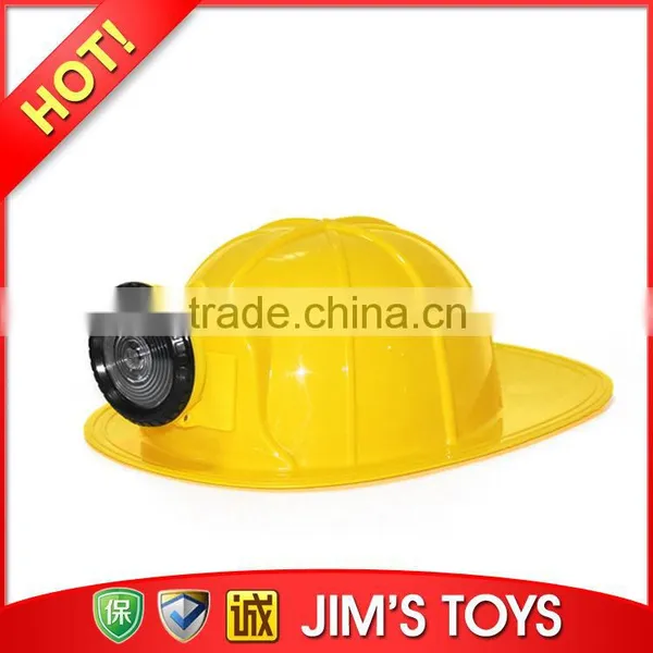 NEW!Plastic Helmet Fire Helmet With Light for Adult for Roleplay Party photo-2