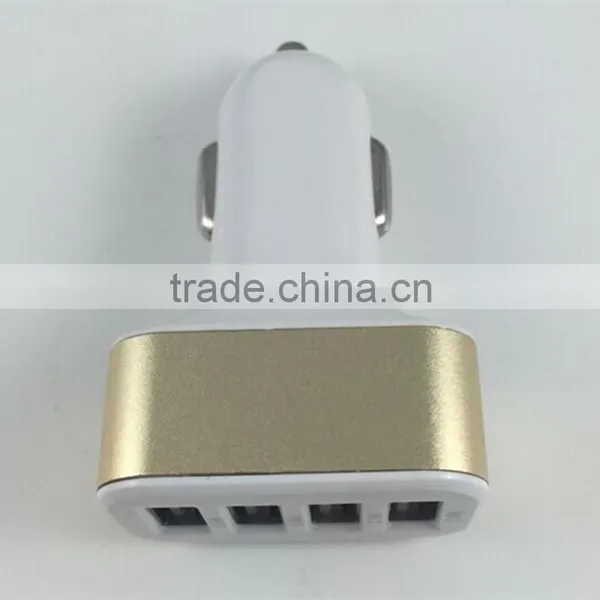 Shenzhen Factory New Design Wholesale 4 Port USB Car Charger photo-2