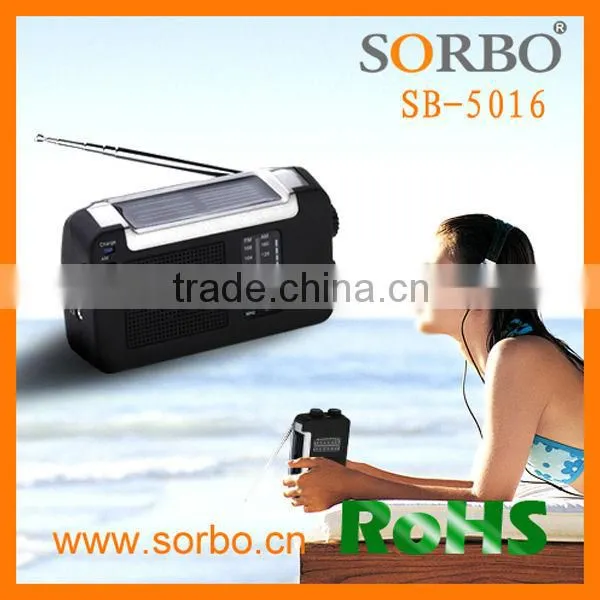 Dynamo Emergency Solar Hand Crank Self Powered AM/FM Weather Radio photo-6
