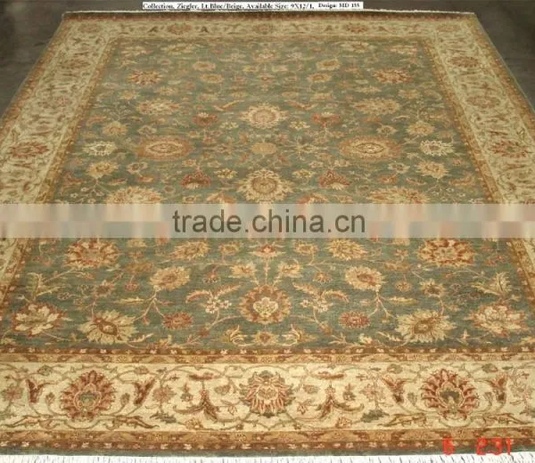 Ziegler Persian Design Hand Knotted Wool Carpet photo-3