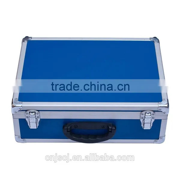 Blue Tool Case,instrument Case,permanent Protection With Foam Inserts photo-2