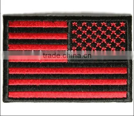 USA Small Flag Patch With Hook and Loop Backing photo-2