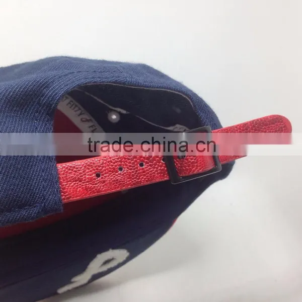 3D Embroidery Logo 5 Panel Flat Hat and Cap Snapback photo-5