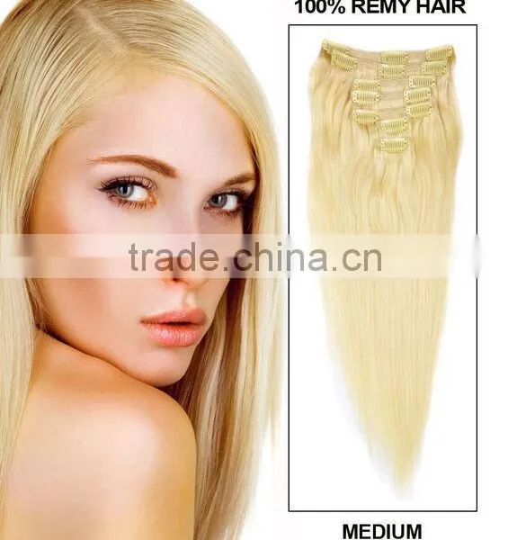 2015 New Human Clip on Hair Extension photo-6