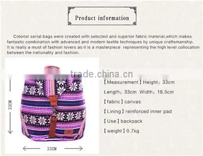 2016 Hot Selling Stylish Coolest Fancy Ladies School Bag photo-5