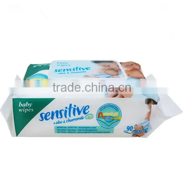 Baby Wipes,90 Unscented Wipes,High Quality Non-woven Wipes
