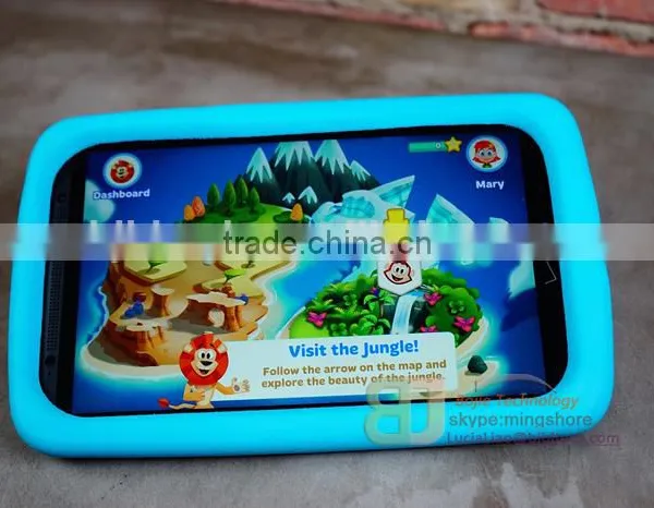 FDA Protective Silicone Case for 7 Inch Tablet PC, Rugged Shockproof Tablet Silicone Case for Verizon Ellipsis 7'' Kids Tab photo-4
