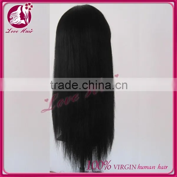 Factory Wholesale Natural Looking Hair Wig 100% Virgin Brazilian Hair Lace Front Wig photo-4