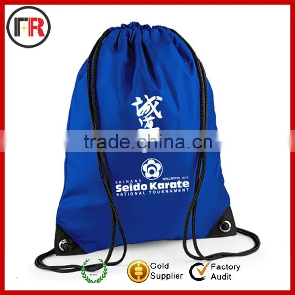 Fashion Cotton Canvas Drawstring Bag Made in China