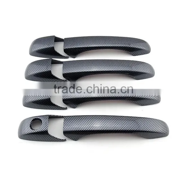 Auto Parts Carton Fiber Looking Car Door Handle Cover for 2005-2009 Chrysler 300/300C photo-2