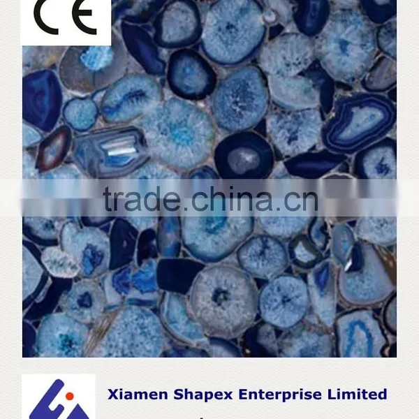 Artifical Purple Agate Marble Stone With Good Price photo-2