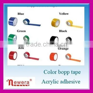 Transparent and Color Bopp Adhesive Material Binding Tape for Carton Sealing photo-5
