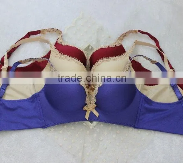 Wireless Push up High Cut Bra