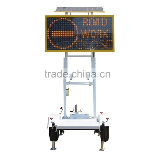 Solar Powered Trailer Variable Message Sign photo-2