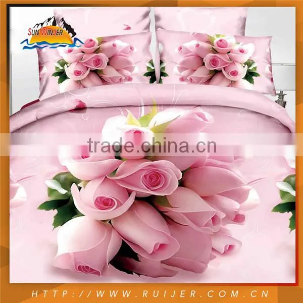 Red Rose Beautiful Patchwork Romantic Quilt photo-6