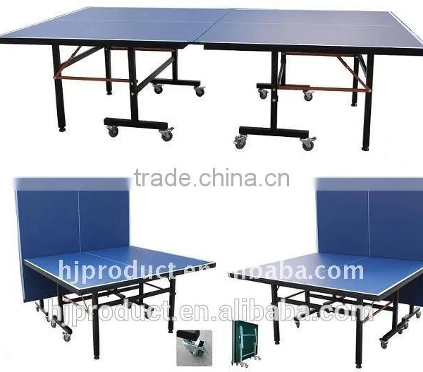 Factory Price 18mm MDF Standard Size Moveable Foldable Table Tennis Table