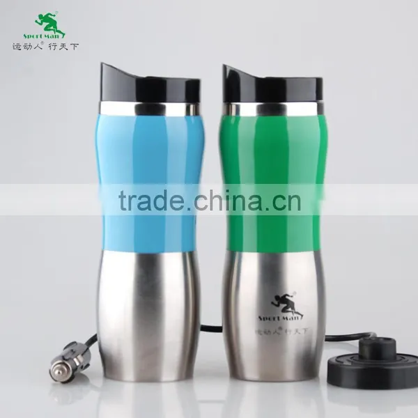Factory Price Car Heated Electric Mug Promotional Gifts Thermos Vacuum Cup