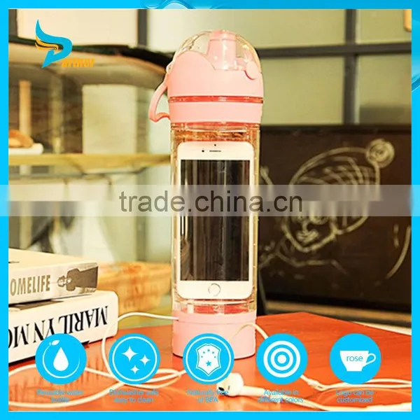 Wholesale Cheap Custom Color Empty Unique Foldable Silicone Sports Glass Water Bottle photo-2