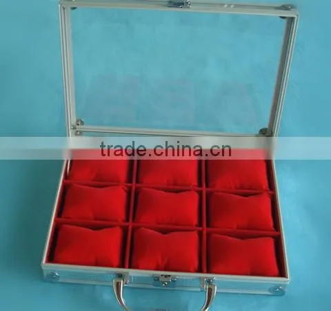 Luxury Watch Case,watch Carrying Case With Flannelette Inner,aluminum Men Watch Box photo-3