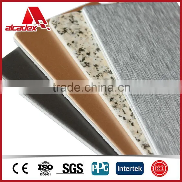 Brushed Finished Aluminum Composite Sheet Suspended Perforated Aluminum Ceiling Panel
