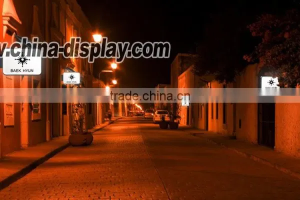 2017 Hot Selling Outdoor Solar LED Lighted Sign Boxes for Wholesale photo-4