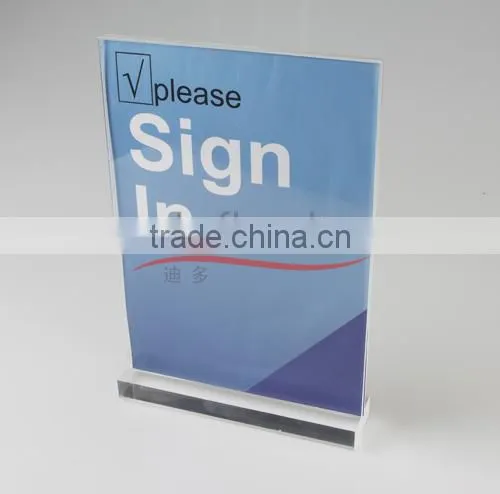 Acrylic Sign Holder/acrylic Brochure Holder