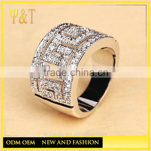 Jingli Jewelry Silver Plated Mens Wedding Ring (YJ-874) photo-2