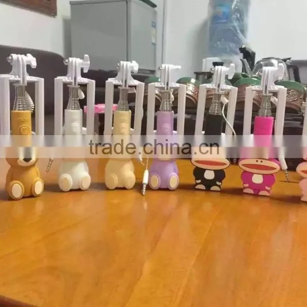 2015 New Popular Mini 3 Selfie Stick Wired Monopod photo-5