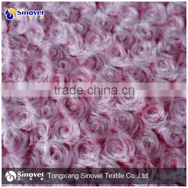 Long Pile Plush Fake Fur Fabric , PV Plush Fabric photo-2