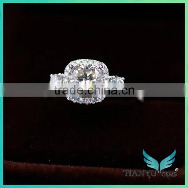 Moissanite Cushion Cut 8x10 Size Forever One Synthetic Moissanite for Engagement Rings photo-5