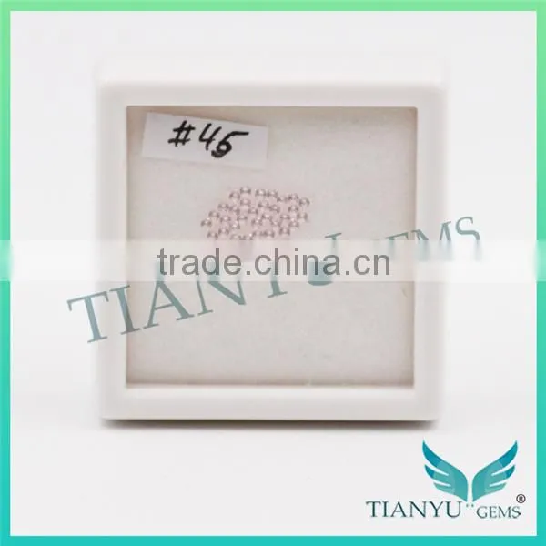 Free Samples Wholesale Nano Sital Gems for Jewelry Synthetic #45 Round Brilliant Cut Gemstone Price photo-3