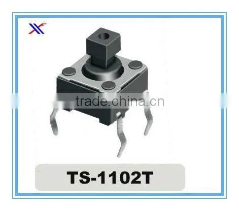 4 pin mini tact switch TS-1102T,Square button tact switch