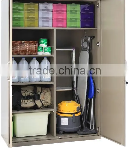 2016 Metal Office/home/school Double Door Iron File Cabinet With Shelf photo-6