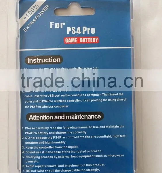 2000mAh Replacement Battery Pack For PS4 Pro Wireless Controllers photo-5