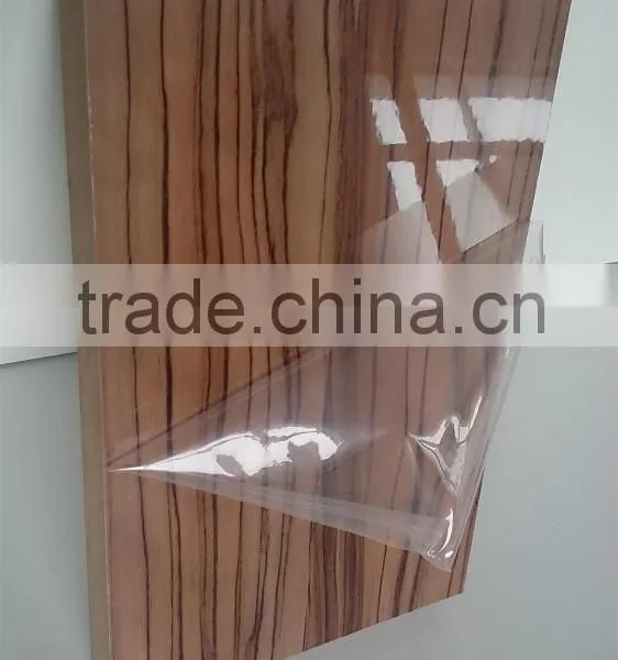 Wood Grain Pvc Mdf Board for Kithen Cabinet photo-2