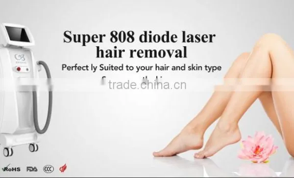 808nm Diode Laser Big Spot Size Treatment Headpiecel Vertical 808nm Diode Laser Machine for POPIPL photo-2