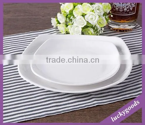 Good Quality White Melamine Resin Plate photo-6