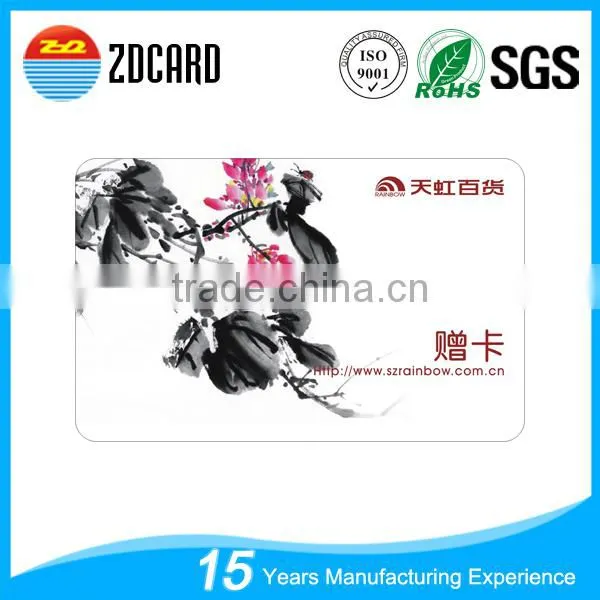 Custom Printing Cr80 Plastic Pvc Gift Card photo-6
