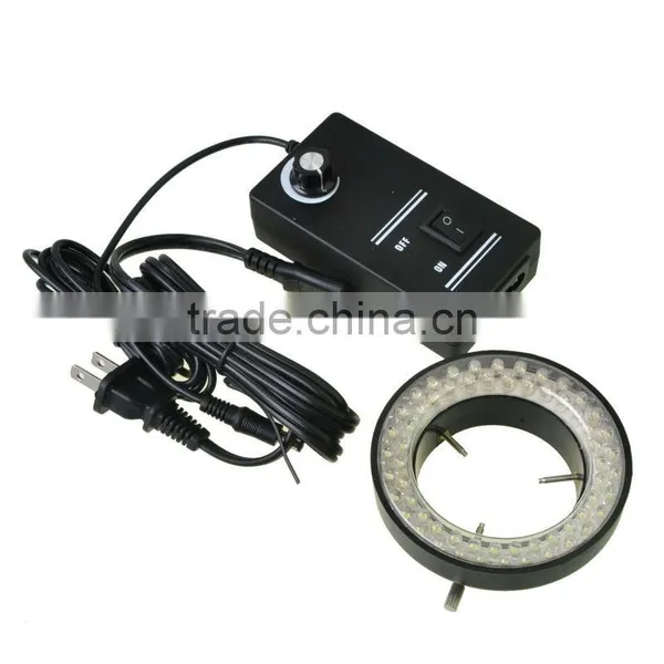 60LED Microscope Camera Ring Light LED Illuminator for Stereo Zoom Microscope