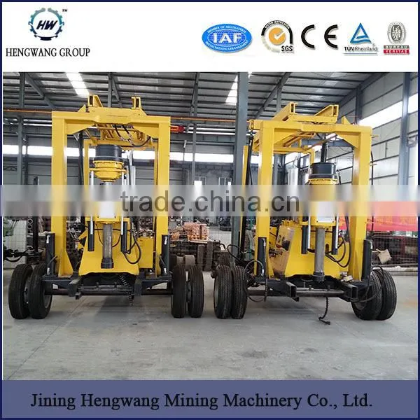 Small Portable Trailer Type Water Well Drilling Rig for Sale photo-4