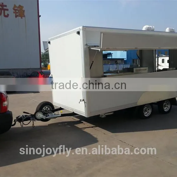 Street Vending Food Mobile Kitchen Wooden Kiosk for Sale photo-2