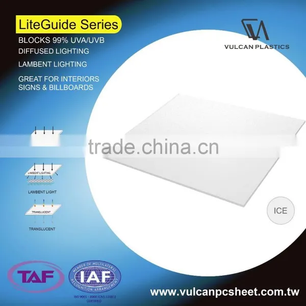 Co Extruded Translucent Polycarbonate LED Sheets (LiteGuide Series) photo-5