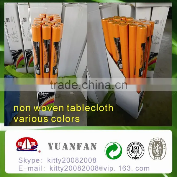 BSCI PASS--Top Quality Spunbond Non Woven Table Cloth / Table Runner photo-2
