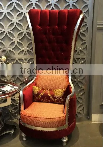 BISINI Fashionable Living Room Set, European Style Queen Throne Sofa Chair, Classic and Royal High Back Chair (BF01-X1196) photo-5