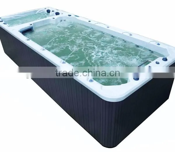 Europe Luxury Acrylic 6 Meter Endless Swimming Pool Spa Outdoor Spa Pool/Swimming Spa photo-5