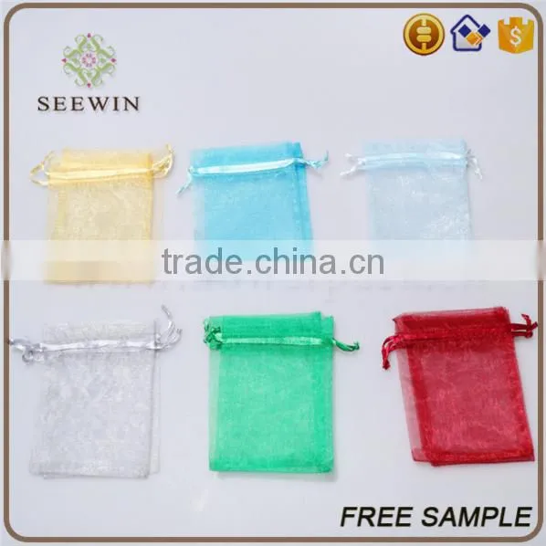 Small Special Personal 7x9 Size Wedding Organza Favor Bag photo-2