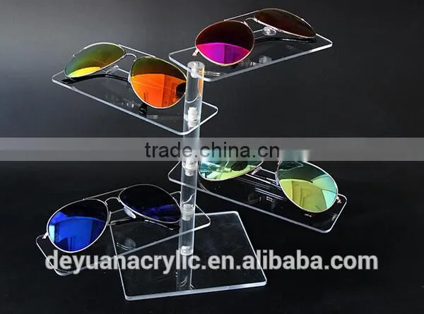 Elegant Transparent Acrylic Sun Glasses Display Stand photo-3