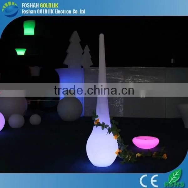 GLACS Control Color Changeable Plastic LED Landscape Lamp LED Floor Lamp Outdoor photo-3
